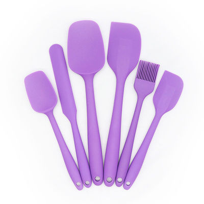 Silicone Nylon Baking Spoon and Spatula Set for High Temperature Baking in Kitchen