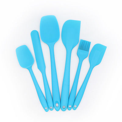 Silicone Nylon Baking Spoon and Spatula Set for High Temperature Baking in Kitchen