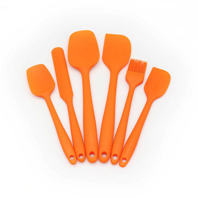 Silicone Nylon Baking Spoon and Spatula Set for High Temperature Baking in Kitchen