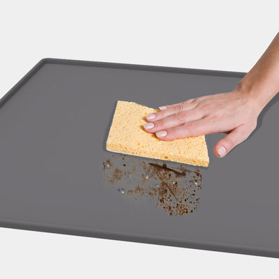 Custom Color Silicone Dog Food Mat Tray Non-slip Waterproof Pet Feeding Mat Bpa Free