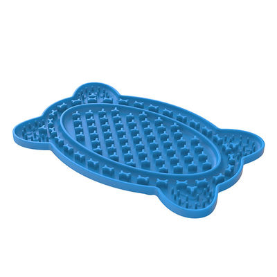 Food Grade Silicone Distracting Pet Cat Paw Slow Feeder Pad For Dogs With Suction Cups