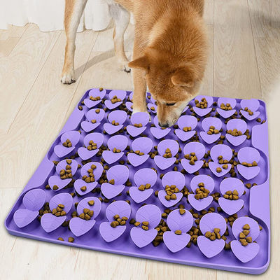 Food Grade Silicone Slow Feeder Mat Solid Pattern for Dogs and Cats Sniffing Lick Pad