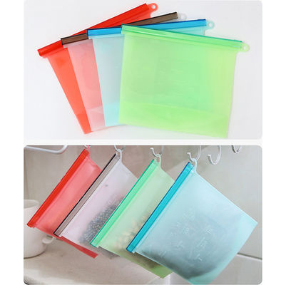 Reusable Silicone Breast Milk Storage Bag Leak Proof Vacuum Sealed BPA Free Food Bag