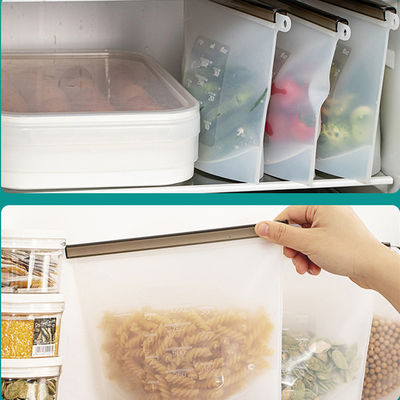 Reusable Silicone Breast Milk Storage Bag Leak Proof Vacuum Sealed BPA Free Food Bag