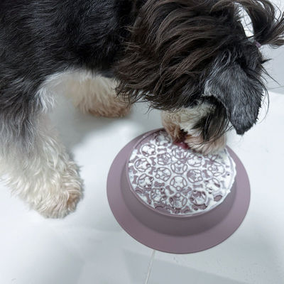 Voltage Not Applicable Silicone Dog Lick Bowl Interactive Slow Feeder Design