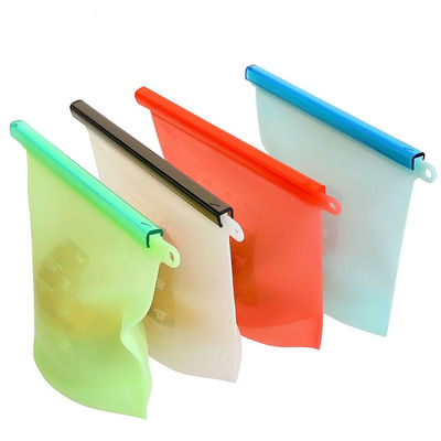 Three-dimensional Type Food Grade Silicone Seal Reusable Storage Bag Custom Safe Pack
