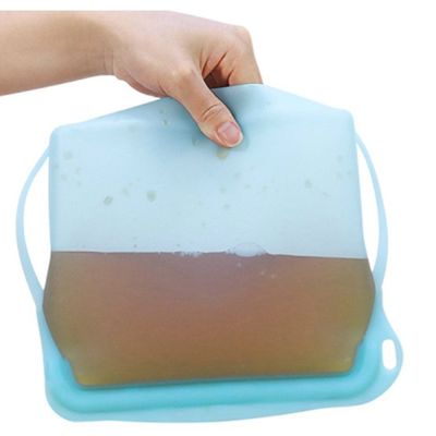 Food Grade Silicone Cooking Pouch Bag for Waterproof and Reusable Storage 1mm Thickness