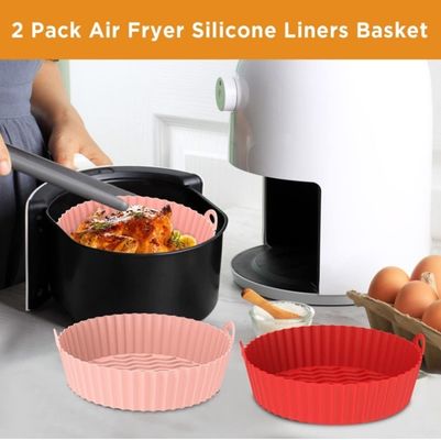 1.96cm*17cm*6.5cm Silicone Air Fryer Liner for Sustainable and Reusable Cooking Needs