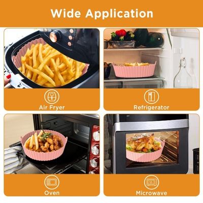 1.96cm*17cm*6.5cm Silicone Air Fryer Liner for Sustainable and Reusable Cooking Needs