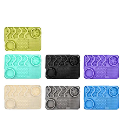BPA-Free Silicone Pet Food Bowl Mat for Dogs Puppies Temperature Resistance -40 to 250