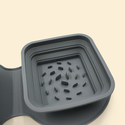 Food Grade Silicone Pet Dog Bowls for Traveling and Camping Mold Compression Molding