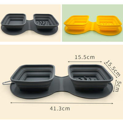 Food Grade Silicone Pet Dog Bowls for Traveling and Camping Mold Compression Molding