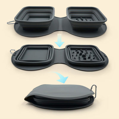 Food Grade Silicone Pet Dog Bowls for Traveling and Camping Mold Compression Molding
